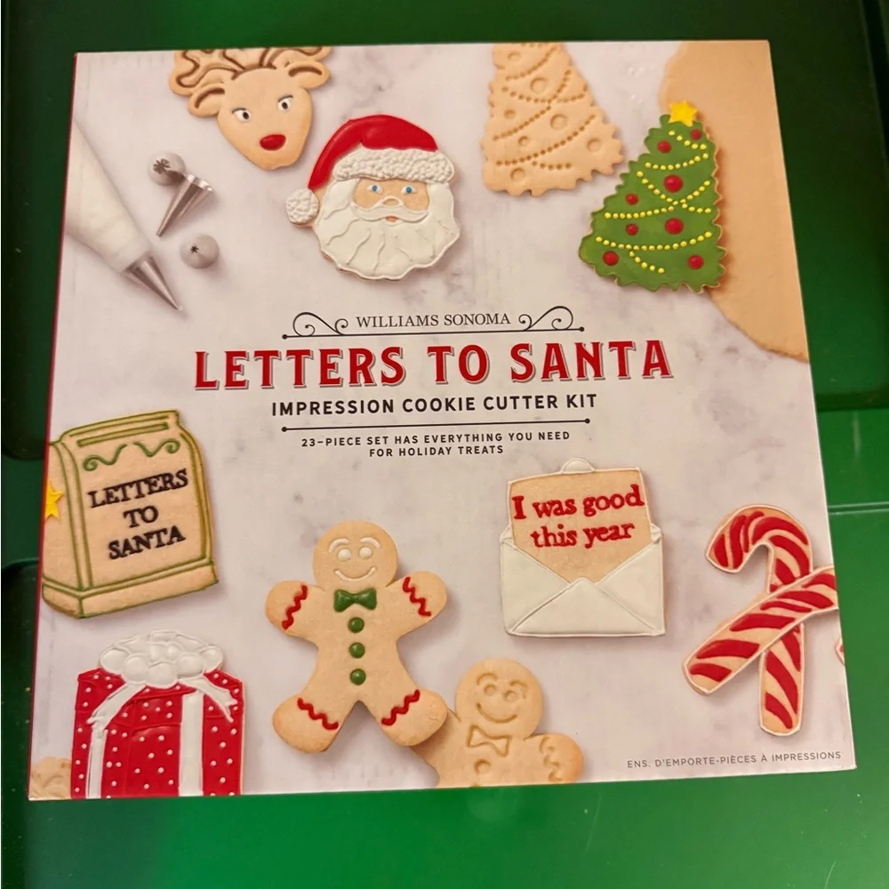 Williams Sonoma Letters to Santa Cookie Cutter Set